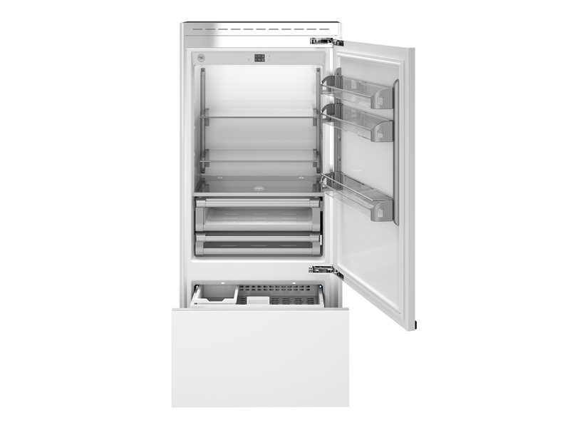 90cm Top Line koelkast volledig integreerbaar | Bertazzoni - Bianco