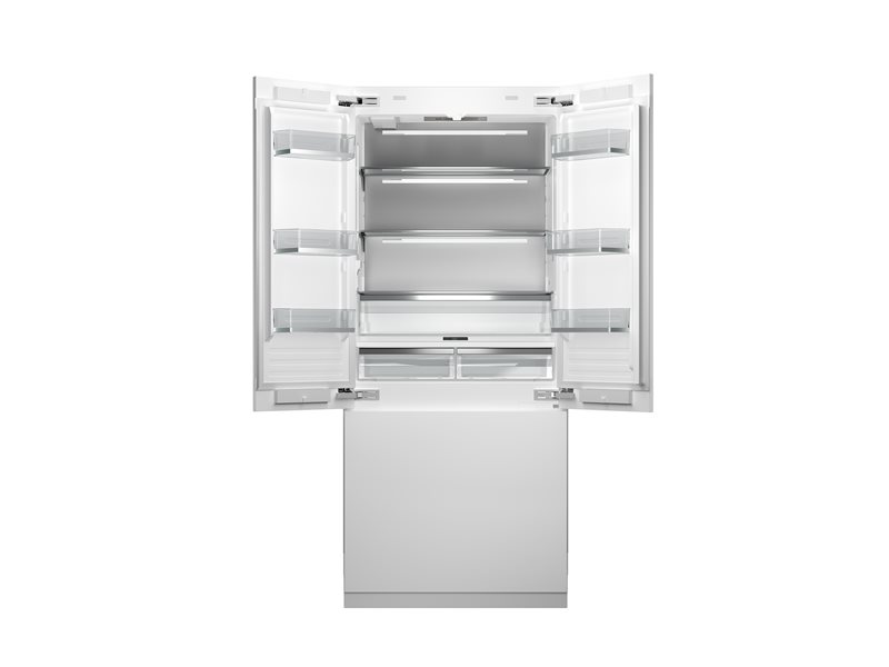 90 cm inbouw French Door koelkast, met ijsblokjesmachine en waterdispenser | Bertazzoni - Panel Ready