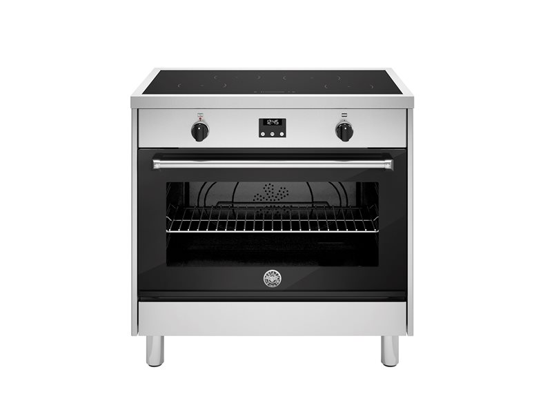 90 cm 4 inductie zones Elektrische Oven Prime Line | Bertazzoni - Roestvrijstaal